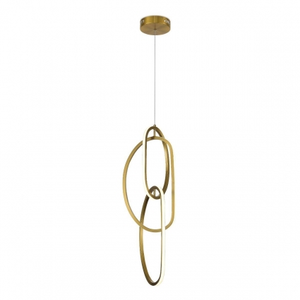 Подвесной светодиодный светильник ST Luce Abra SL6505.213.42 в стиле модерн, цвет золотой