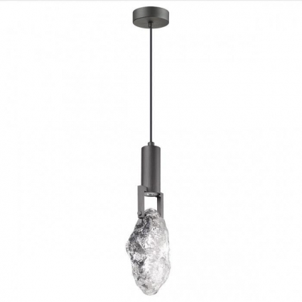 Подвесной светодиодный светильник Odeon Light Midcent Lia 6695/5L цвет черный