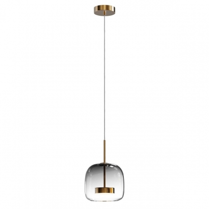 Подвесной светодиодный светильник Lightstar Cupola 804008 в стиле модерн, цвет золотой