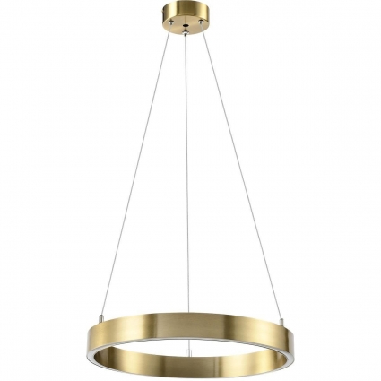 Подвесной светодиодный светильник Lightstar Saturno 748013 цвет золотой, мощность 24 Вт