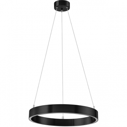 Подвесной светодиодный светильник Lightstar Saturno 748017 цвет черный, мощность 24 Вт
