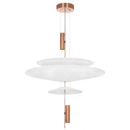 Подвесной светодиодный светильник Lightstar Viola 814532 в современном стиле, цвет розовое золото