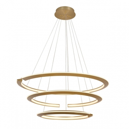 Подвесной светодиодный светильник Lightstar Virata 814233 в стиле модерн, цвет золотой
