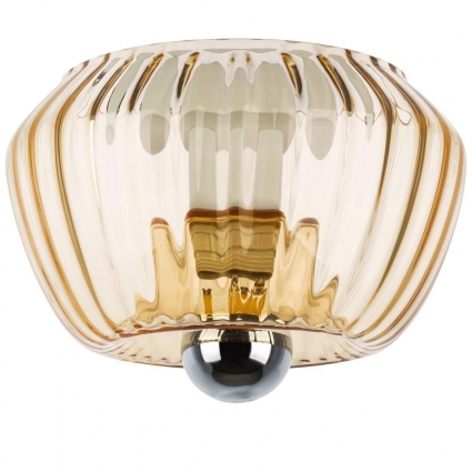 Потолочный светильник Lightstar Celesta 809003 в стиле арт-деко, цвет янтарный