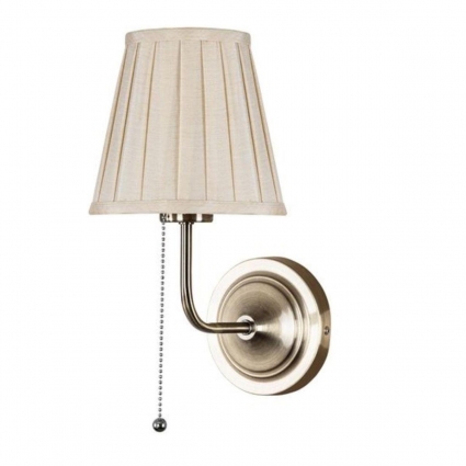 Бра Arte Lamp Marriot A5039AP-1AB в стиле модерн, цвет бежевый, мощность 60 Вт