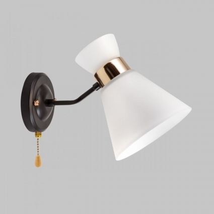 Бра IMEX MD.5692-1-W-COFFEE+FGD в стиле модерн, цвет матовый, мощность 60 Вт