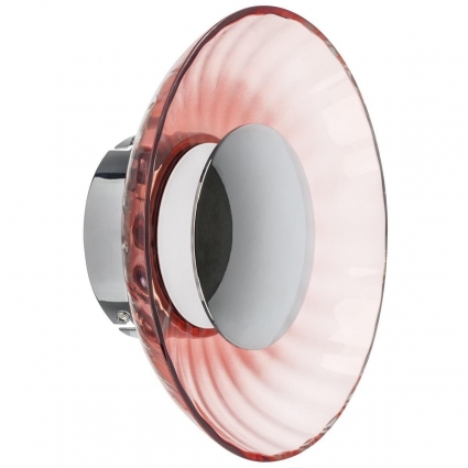 Бра Lightstar Celesta 809012 в стиле арт-деко, цвет розовый, мощность 6 Вт