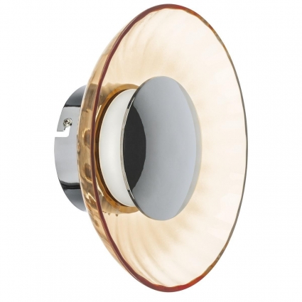 Бра Lightstar Celesta 809013 в стиле арт-деко, цвет янтарный, мощность 6 Вт