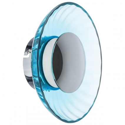 Бра Lightstar Celesta 809015 в стиле арт-деко, цвет голубой, мощность 6 Вт
