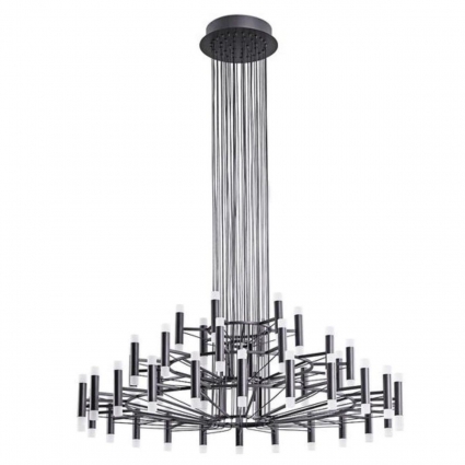 Подвесная светодиодная люстра Arte Lamp Empire A2482SP-84BK в стиле Хай-тек, цвет черный