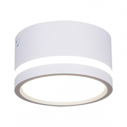 Потолочный светодиодный светильник Reluce 81153-9.5-001MN LED7W WH в современном стиле, цвет белый
