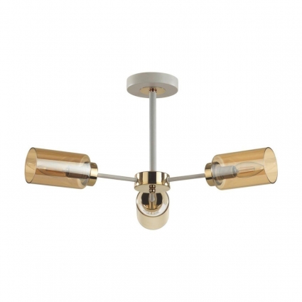 Потолочная люстра Lumion Comfi Dallin 5639/3C цвет янтарный, мощность 120 Вт