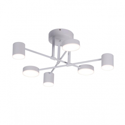 Потолочная светодиодная люстра Kink Light Мекли 07649-6D,01(4000K), в стиле лофт, цвет белый