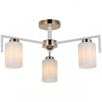 Потолочная люстра Illumico IL8250-3COU-79 WH GD цвет белый, мощность 180 Вт