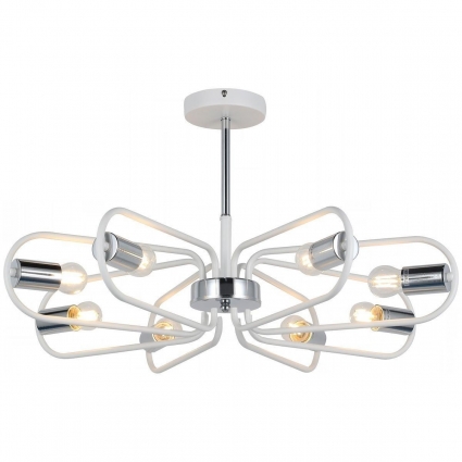 Потолочная люстра Illumico IL8253-8COU-79 WH CR цвет белый, мощность 480 Вт