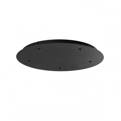 Потолочная база 5X Odeon Light Pendant Base для линии Ovali, Kerama, Cocoon 5054/KB, в современном стиле, цвет черный