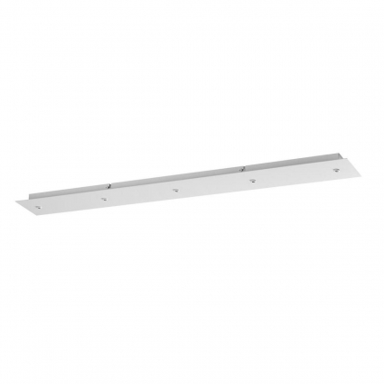 Потолочная база 5X Odeon Light Pendant Base для линии Ovali, Kerama, Cocoon 5054/LW, в современном стиле, цвет белый