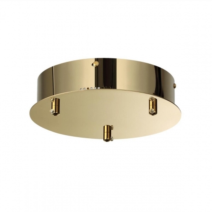 Потолочная база для 3-х колец Odeon Light L-Vision Panta 4926/3R в современном стиле, цвет золотой