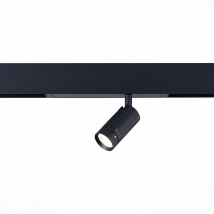 Трековый светильник ST Luce SKYLINE 220 ST658.436.07 в стиле Хай-тек, цвет черный