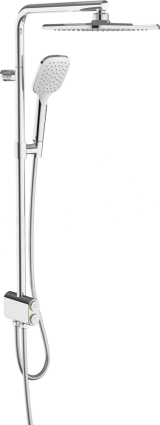 Душевая стойка Teska Tena DR 2820C хром, штанга 115 см, 1 режим