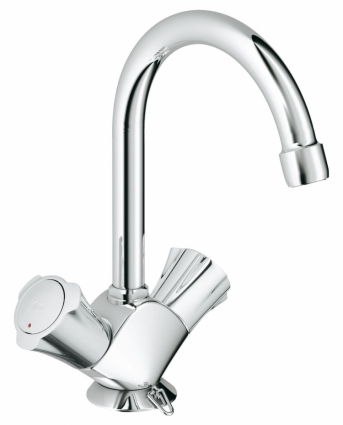 Смеситель Grohe Costa L для раковины двухвентильный, хром, высота излива 14.4 см