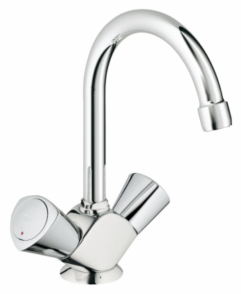 Смеситель Grohe Costa S для раковины двухвентильный, хром, высота излива 14.4 см