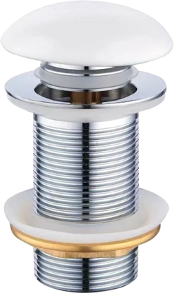 Донный клапан для раковины BOND BV0105 белый