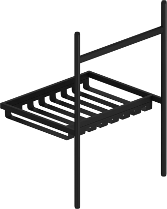 Консоль для раковины Ideal Standard Conca E2531XG черная с полками
