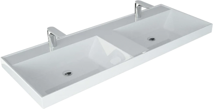 Мебельная раковина Velvex Classica 120 цвет белый