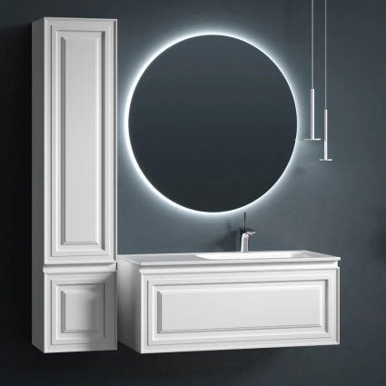 Мебель для ванной Sancos Very 100 R bianco подвесная, матовая