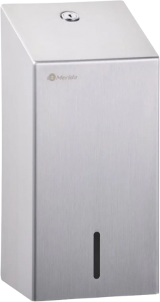 Диспенсер туалетной бумаги Merida Stella R матовый хром, прямоугольный, 12.6x11.4x26.1 см