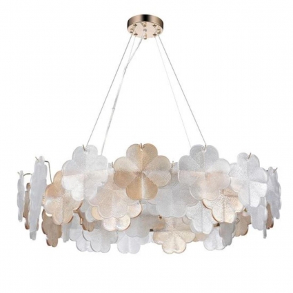 Подвесная люстра Arte Lamp Mallika A4077SP-10GO в стиле модерн, цвет золотой