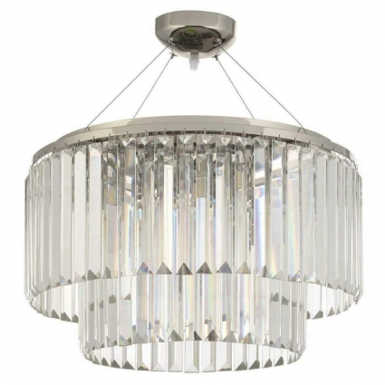 Подвесная люстра Arti Lampadari Enio E 1.5.D50.101 NP в стиле модерн, цвет никель