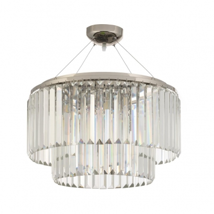 Подвесная люстра Arti Lampadari Enio E 1.5.D50.101 NP в стиле модерн, цвет никель