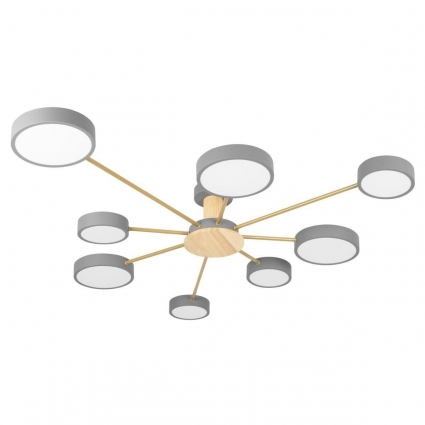 Потолочная светодиодная люстра Loft IT Sunrise 10316/8 Grey в стиле модерн, цвет серый