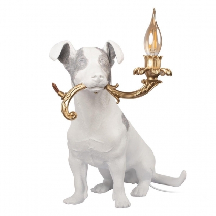 Настольная лампа Loft IT Dog 10312 Grey в стиле модерн, цвет серый, мощность 40 Вт