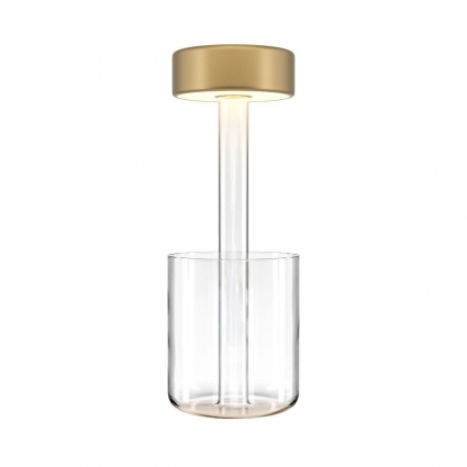 Настольная светодиодная лампа Maytoni Al Collaboration MOD229TL-L3G3K1 в стиле модерн, цвет золотой