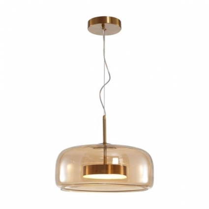 Подвесной светодиодный светильник Arte Lamp Padova A2404SP-33AM в современном стиле, цвет янтарный
