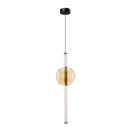 Подвесной светодиодный светильник Arte Lamp Rigla A6839SP-12AM в современном стиле, цвет янтарный