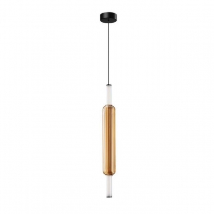 Подвесной светодиодный светильник Arte Lamp Rigla A6840SP-12AM в современном стиле, цвет янтарный