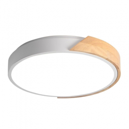 Потолочный светодиодный светильник Jazzway PPB Sсandic-R 5036956 цвет дерево