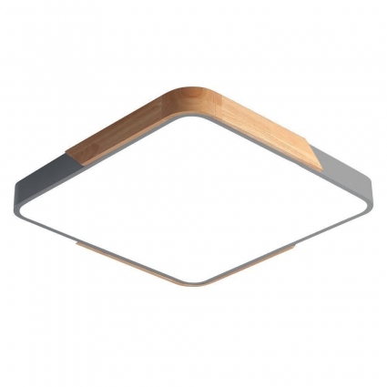 Потолочный светодиодный светильник Jazzway PPB Sсandic-S 5037373 цвет дерево, мощность 36 Вт