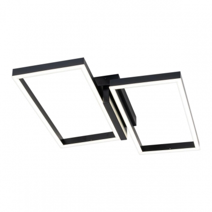 Потолочный светодиодный светильник Escada Scales 10209/2LED Black в стиле Хай-тек, цвет черный