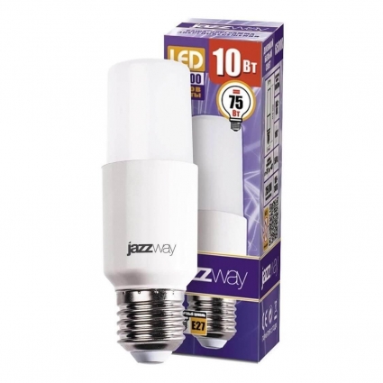 Лампа светодиодная Jazzway E27 10W 6500K матовая 5000858 цвет матовый