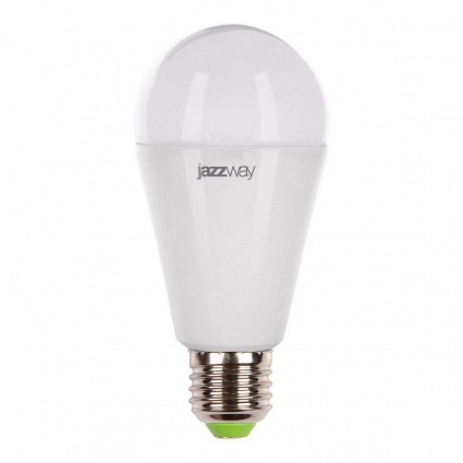 Лампа светодиодная Jazzway E27 15W 4000K матовая 5019638 цвет матовый