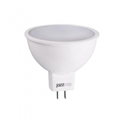 Лампа светодиодная Jazzway GU5.3 5W 3000K матовая 1037077A цвет матовый