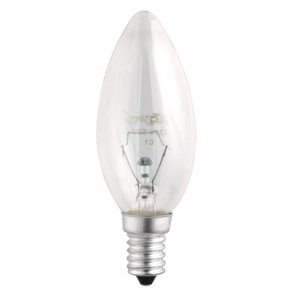 Лампа накаливания Jazzway E14 60W 2700K прозрачная 3320553 цвет прозрачный