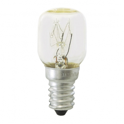 Лампа накаливания для холодильника Jazzway E14 15W 2700K прозрачная 3329143 цвет прозрачный
