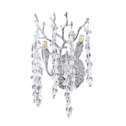 Бра Divinare Salice 3135/26 AP-2 в стиле модерн, цвет белый, мощность 80 Вт