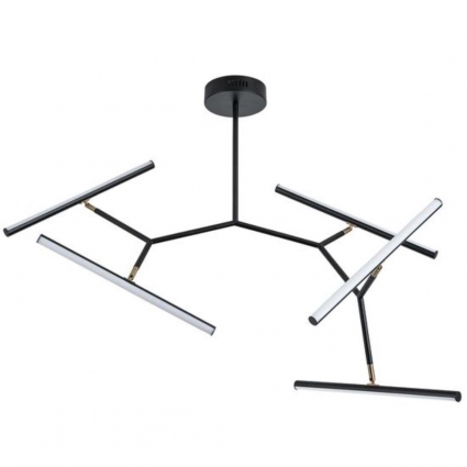 Подвесная светодиодная люстра Arte Lamp Zulu A2170PL-49BK в стиле Хай-тек, цвет белый